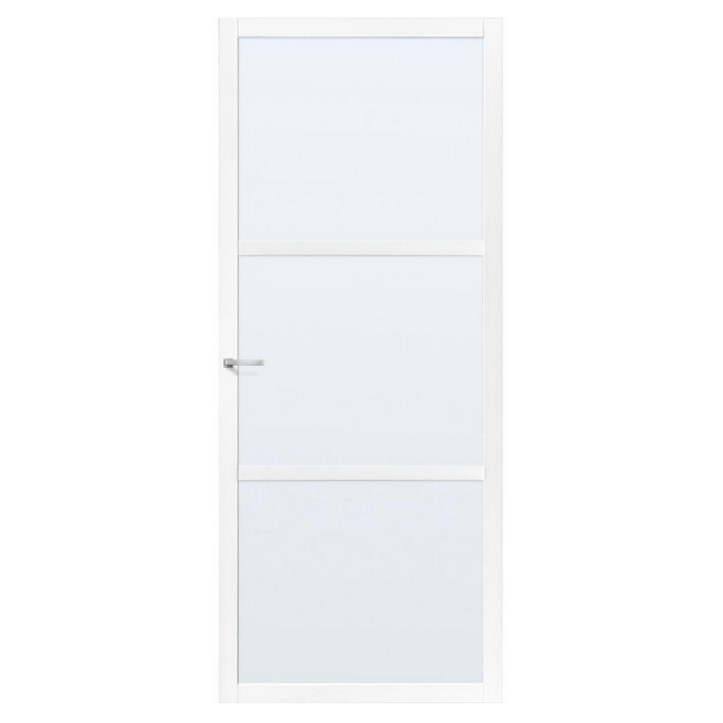 Outlet Artikel: Binnendeur Skantrae Slimseries SSL 4423 Nevelglas 231.5x93cm Stomp